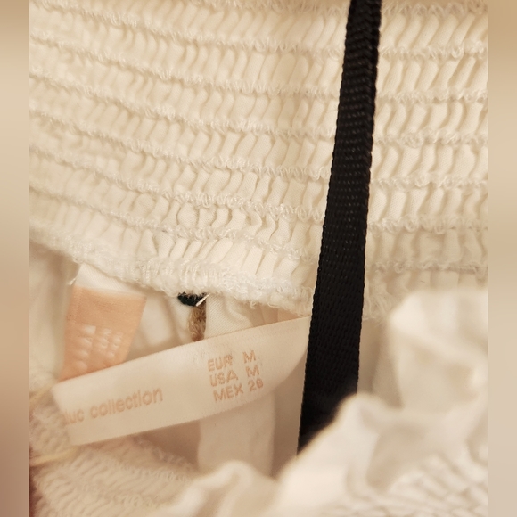 Zara White Floral Off Shoulder Blouse - Picture 9 of 13